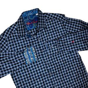Robert Graham Plaid Paisley Button Down Shirt